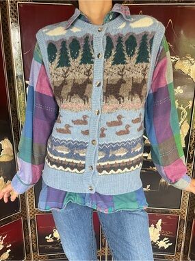 Vintage Orvis wool vest